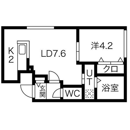 ブランシャールチェレステ鳥居前の物件間取画像